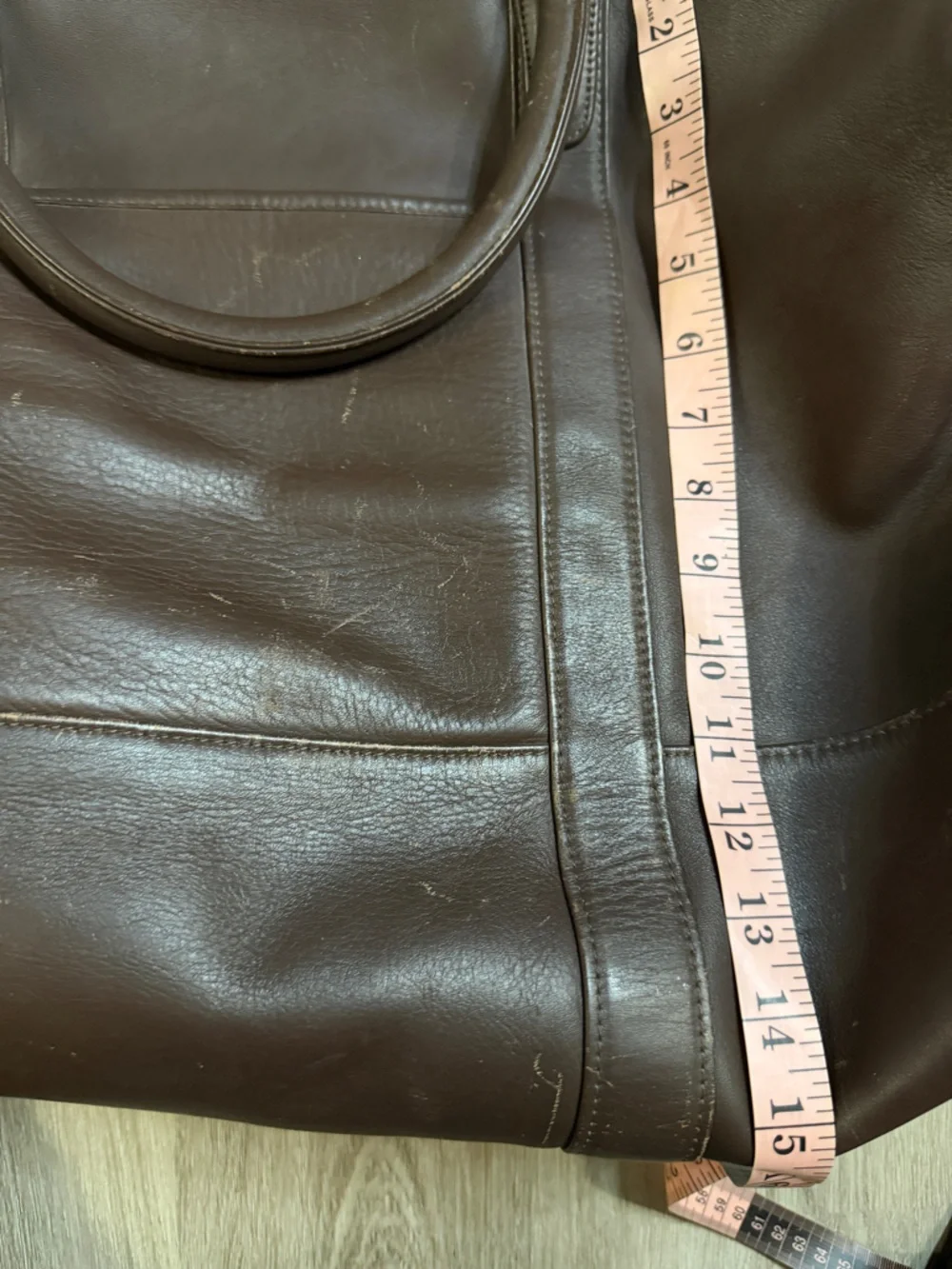 Coach Men's Brown Leather Duffel Bag - Picture 16 of 16